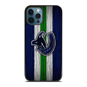 VANCOUVER CANUCKS WOODEN LOGO iPhone 12 Pro Max Case Cover