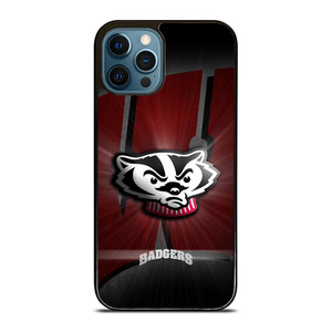 WISCONSIN BADGERS FOOTBALL LOGO iPhone 12 Pro Max Case Cover