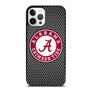 ALABAMA CRIMSON TIDE FOOTBALL METAL iPhone 12 Pro Case Cover ALABAMA CRIMSON TIDE FOOTBALL METAL iPhone 12 Pro Case Cover