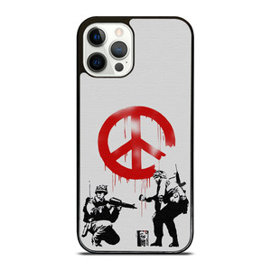 BANKSY ART PEACE iPhone 12 Pro Case Cover BANKSY ART PEACE iPhone 12 Pro Case Cover