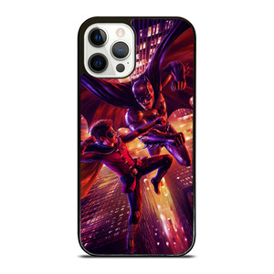 BATMAN AND ROBIN FIGHT iPhone 12 Pro Case Cover BATMAN AND ROBIN FIGHT iPhone 12 Pro Case Cover