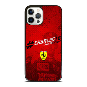 CHARLES LECLERC FERRARI FORMULA ONE F1 RACING 5 iPhone 12 Pro Case Cover