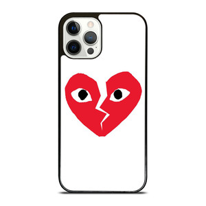 HEART BREAK COMME DES GARCONS iPhone 12 Pro Case Cover