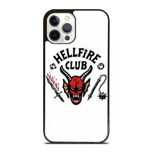HELLFIRE CLUB STRANGER THING WHITE iPhone 12 Pro Case Cover
