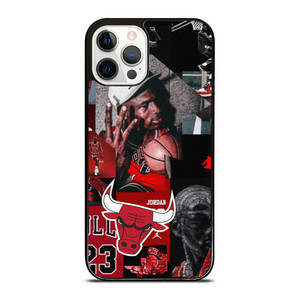 MICHAEL JORDAN CHICAGO BULLS COLLAGE iPhone 12 Pro Case Cover