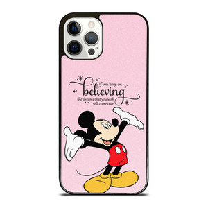 MICKEY MOUSE DISNEY QUOTES iPhone 12 Pro Case Cover