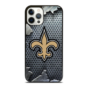 NEW ORLEANS SAINTS BROKEN METAL iPhone 12 Pro Case Cover NEW ORLEANS SAINTS BROKEN METAL iPhone 12 Pro Case Cover