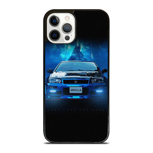 NISSAN GTR GODZILLA BLUE iPhone 12 Pro Case Cover NISSAN GTR GODZILLA BLUE iPhone 12 Pro Case Cover