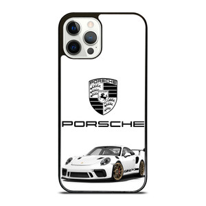 PORSCHE GT3 RS WHITE iPhone 12 Pro Case Cover PORSCHE GT3 RS WHITE iPhone 12 Pro Case Cover