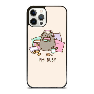 PUSHEEN BUSY CAT iPhone 12 Pro Case Cover