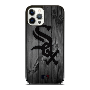 CHICAGO WHITE SOX BASEBALL MLB WOOD LOGO iPhone 12 Pro Case Cover