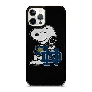 SNOOPY NOTRE DAME FIGHTING IRISH iPhone 12 Pro Case Cover