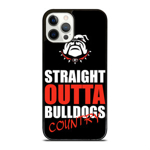 STRAIGHT OUTTA GEORGIA BULLDOGS iPhone 12 Pro Case Cover STRAIGHT OUTTA GEORGIA BULLDOGS iPhone 12 Pro Case Cover