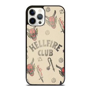 STRANGER THINGS 4 HELLFIRE CLUB iPhone 12 Pro Case Cover