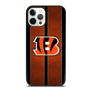 CINCINNATI BENGALS NFL METAL STRIPE iPhone 12 Pro Case Cover CINCINNATI BENGALS NFL METAL STRIPE iPhone 12 Pro Case Cover