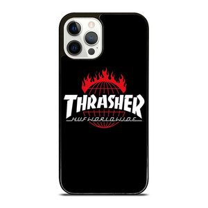 THRASHER HUF WORLDWIDE LOGO iPhone 12 Pro Case Cover THRASHER HUF WORLDWIDE LOGO iPhone 12 Pro Case Cover