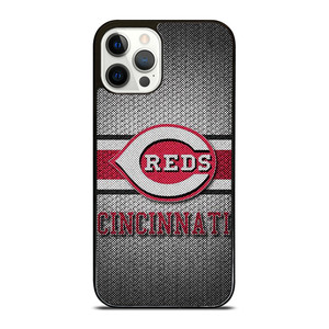 CINCINNATI RED MLB BASEBALL METAL iPhone 12 Pro Case Cover CINCINNATI RED MLB BASEBALL METAL iPhone 12 Pro Case Cover