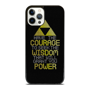 TRIFORCE ZELDA QUOTES iPhone 12 Pro Case Cover