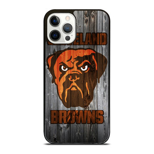CLEVELAND BROWNS NFL FOOTBALL WOODEN LOGO iPhone 12 Pro Case Cover CLEVELAND BROWNS NFL FOOTBALL WOODEN LOGO iPhone 12 Pro Case Cover