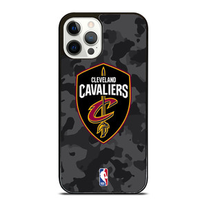 CLEVELAND CAVALIERS BLACK CAMO iPhone 12 Pro Case Cover