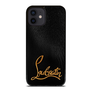 CHRISTAN LOUBOUTIN BLACK iPhone 12 Mini Case Cover