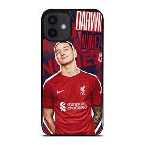 DARWIN NUNEZ LIVERPOOL FC iPhone 12 Mini Case Cover DARWIN NUNEZ LIVERPOOL FC iPhone 12 Mini Case Cover