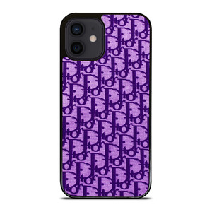 DIOR LOGO PURPLE iPhone 12 Mini Case Cover