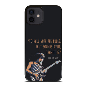 EDDIE VAN HALEN QUOTES iPhone 12 Mini Case Cover