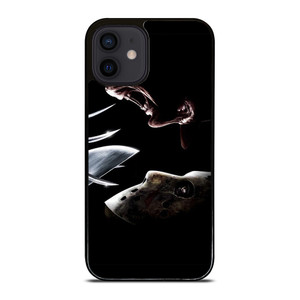 FREDDY KRUEGER VS JASON VOORHEES iPhone 12 Mini Case Cover FREDDY KRUEGER VS JASON VOORHEES iPhone 12 Mini Case Cover