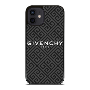 GIVENCHY PARIS LOGO PATTERN iPhone 12 Mini Case Cover