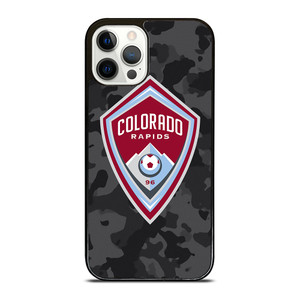 COLORADO RAPIDS MLS BLACK CAMO iPhone 12 Pro Case Cover