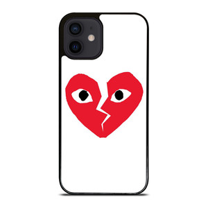 HEART BREAK COMME DES GARCONS iPhone 12 Mini Case Cover HEART BREAK COMME DES GARCONS iPhone 12 Mini Case Cover