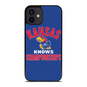 KANSAS JAYHAWKS BASKETBALL CHAMPIONS iPhone 12 Mini Case Cover
