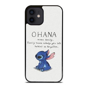LILO AND STITCH OHANA iPhone 12 Mini Case Cover LILO AND STITCH OHANA iPhone 12 Mini Case Cover
