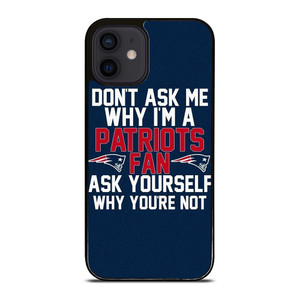 NEW ENGLAND PATRIOTS FANS iPhone 12 Mini Case Cover