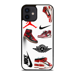 NIKE AIR JORDAN SHOES COLLAGE iPhone 12 Mini Case Cover NIKE AIR JORDAN SHOES COLLAGE iPhone 12 Mini Case Cover