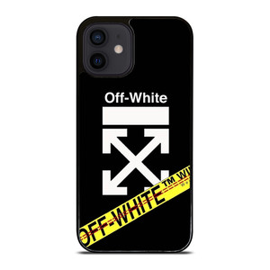 OFF WHITE YELLOW LABEL iPhone 12 Mini Case Cover