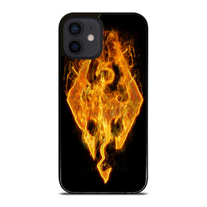 THE ELDER SCROLLS SKYRIM FIRE SIGN iPhone 12 Mini Case Cover