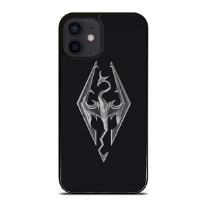 THE ELDER SCROLLS SKYRIM FLAT LOGO iPhone 12 Mini Case Cover