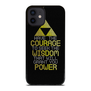 TRIFORCE ZELDA QUOTES iPhone 12 Mini Case Cover