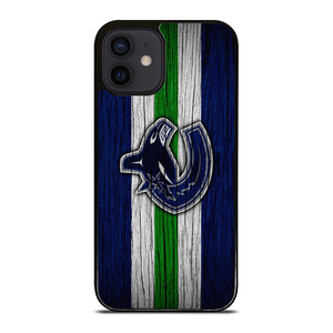 VANCOUVER CANUCKS WOODEN LOGO iPhone 12 Mini Case Cover VANCOUVER CANUCKS WOODEN LOGO iPhone 12 Mini Case Cover
