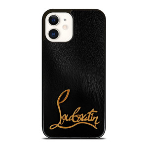 CHRISTAN LOUBOUTIN BLACK iPhone 12 Case Cover