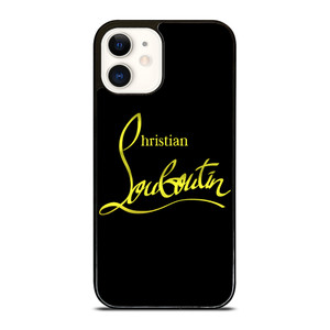 CHRISTIAN LOUBOUTIN GOLD LOGO iPhone 12 Case Cover CHRISTIAN LOUBOUTIN GOLD LOGO iPhone 12 Case Cover