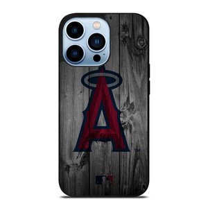 LOS ANGELES ANGELS BASEBALL MLB WOOD LOGO iPhone 13 Pro Max Case Cover