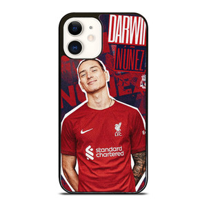 DARWIN NUNEZ LIVERPOOL FC iPhone 12 Case Cover DARWIN NUNEZ LIVERPOOL FC iPhone 12 Case Cover