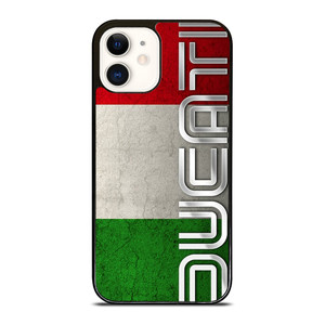 DUCATI MOTOR ITALY FLAG iPhone 12 Case Cover