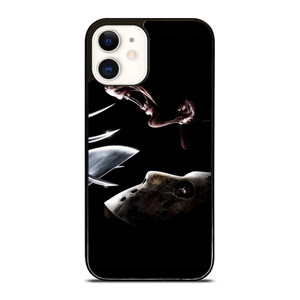 FREDDY KRUEGER VS JASON VOORHEES iPhone 12 Case Cover FREDDY KRUEGER VS JASON VOORHEES iPhone 12 Case Cover