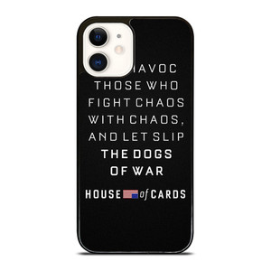 HOUSE OF CARDS QUOTES iPhone 12 Case Cover HOUSE OF CARDS QUOTES iPhone 12 Case Cover