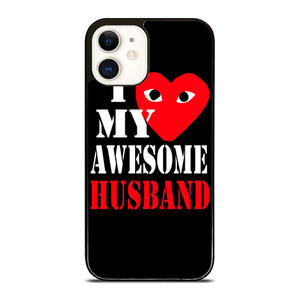 I LOVE MY HUSBAND COMME DES GARCONS iPhone 12 Case Cover I LOVE MY HUSBAND COMME DES GARCONS iPhone 12 Case Cover