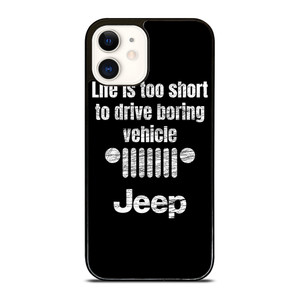 JEEP LIFE FUNNY QUOTES iPhone 12 Case Cover JEEP LIFE FUNNY QUOTES iPhone 12 Case Cover